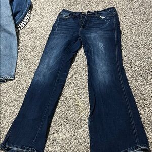 KanCan Deep Blue Flare Jeans